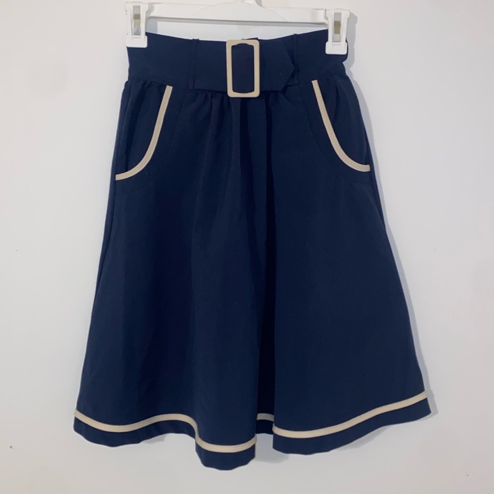 1950s vintage inspired A-line Modcloth Skirt with pockets - XXS